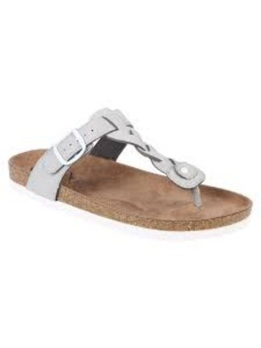 New Northside Women's Dina Cork Sandal Oatmeal Cream Size 11 Boho Summer Casual